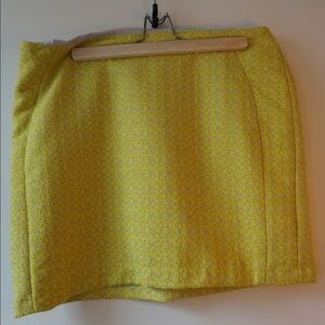 Yellow Pencil Skirt